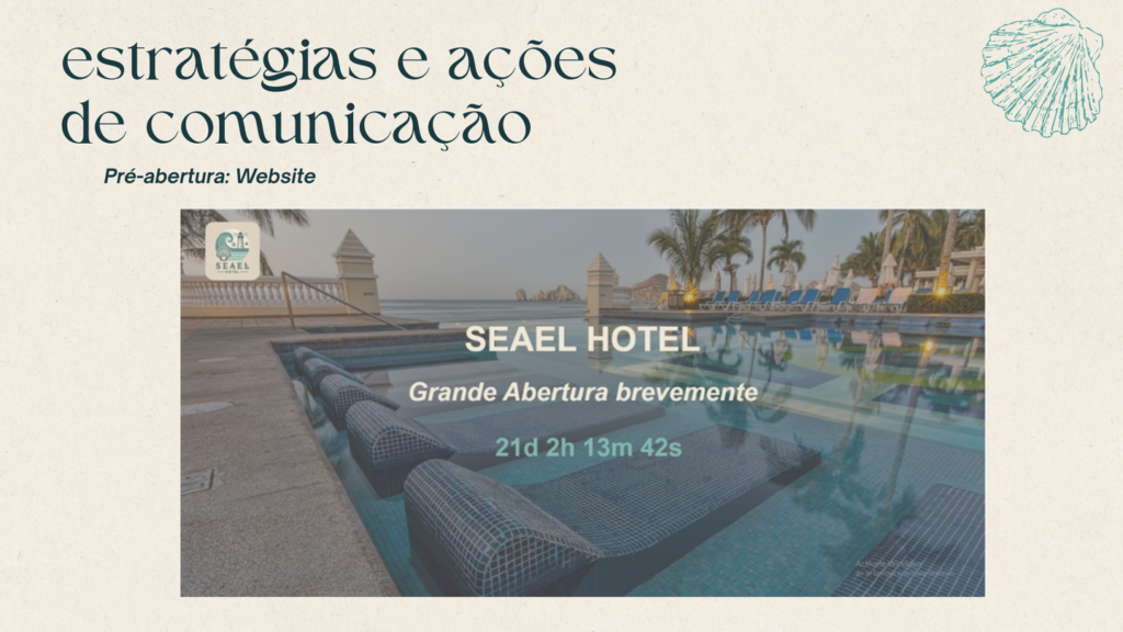 Exemplo de landing page com informação pré-abertura com contagem decrescente